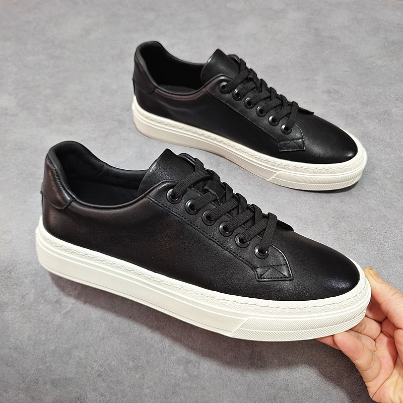 Men's All-match Leather Soft-soled Flat Shoes